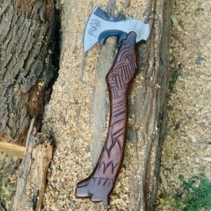 Hand-carved Fenrir-Style Axe