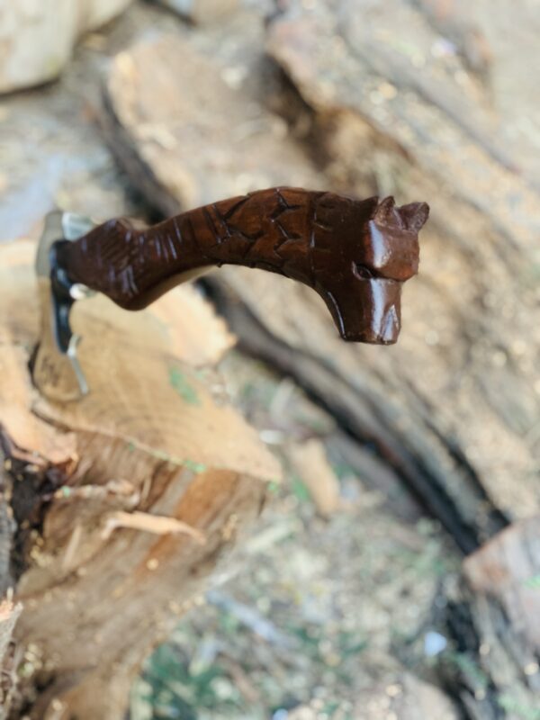 Handcarved Fenrir-Style Axe