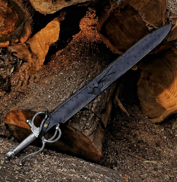 Damascus Steel King Zorro Sword – A Fusion of Elegance and Power - Image 5