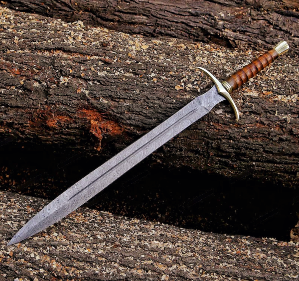 Real Damascus Viking Sword