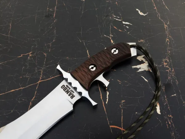 Rambo Last Blood "Heartstopper" Knife Handmade Replica – Iconic Stainless Steel Blade with Free Sheath - Image 3